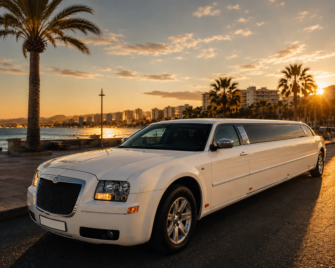 Chrysler stretch limousine with chauffeur in Palma de Mallorca — photo 2