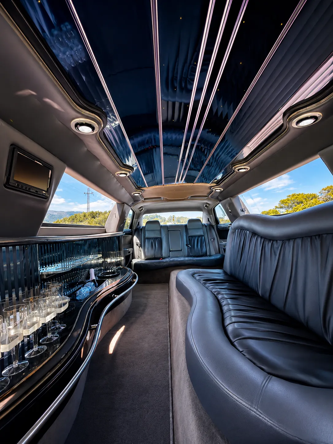Chrysler stretch limousine in Mallorca 3